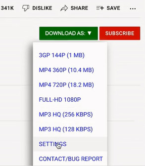 Download YouTube video with Easy YouTube Video Downloader Chrome extension