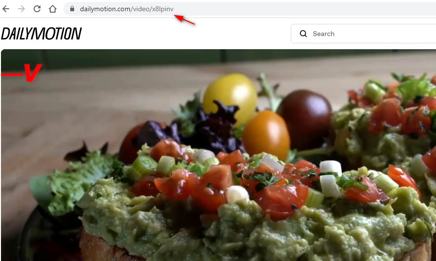 Get dailymotion url