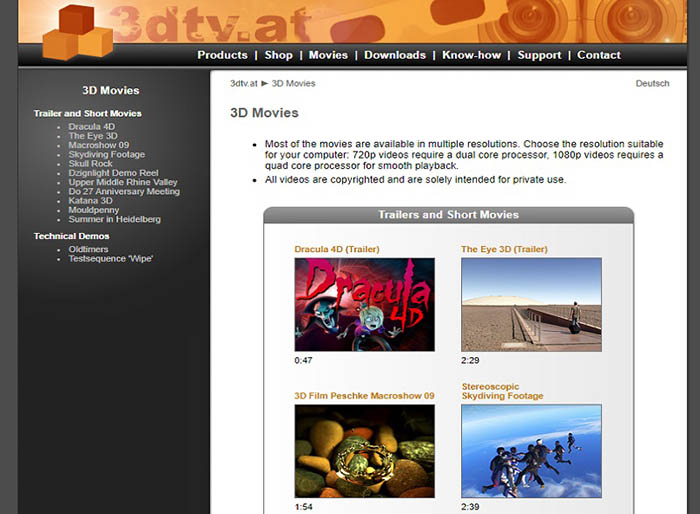 3D Movies Free Download on 3DTV