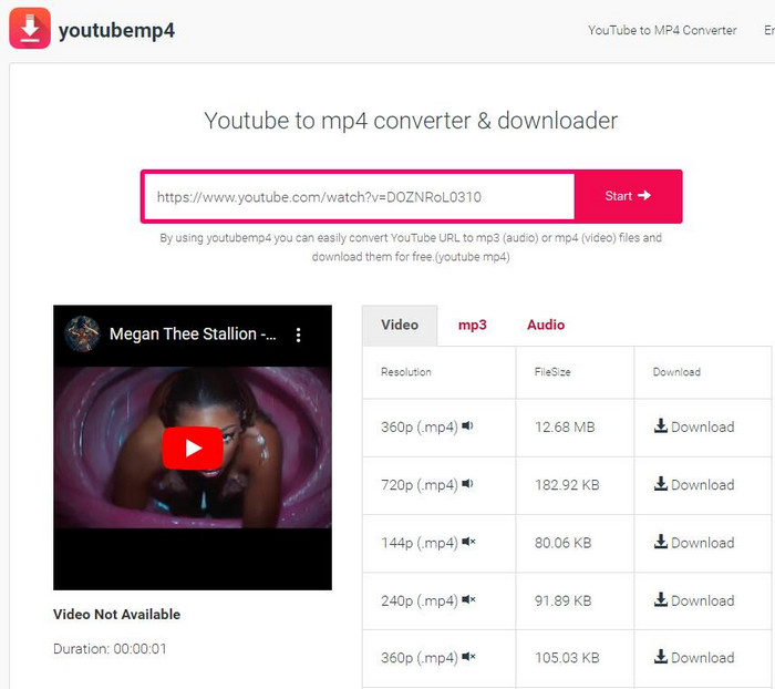 Download MP4 videos online free