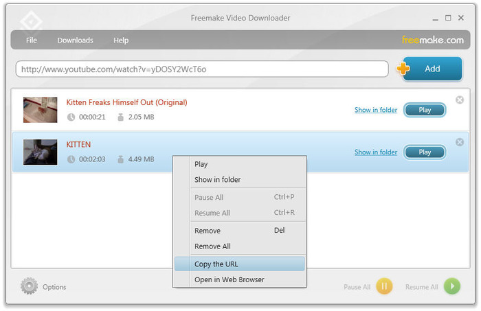 Freemake Video Downloader