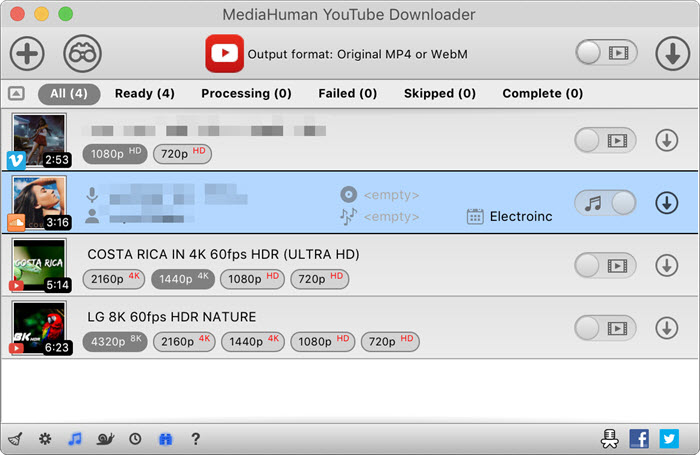 MediaHuman YouTube Downloader