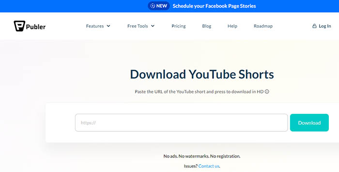 Publer YouTube Shorts Downloader