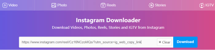 download instagram video online free