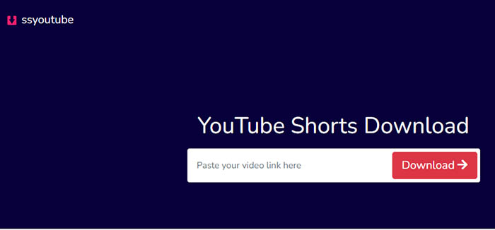 ssyoutube YouTube Shorts Downloader