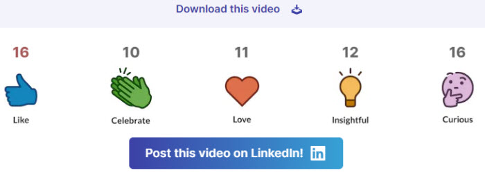share video to linkedin