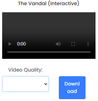 Choose vimeo videos format resolution