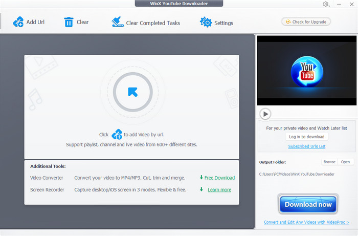 YouTube Audio Downloader - WinX YouTube Downloader
