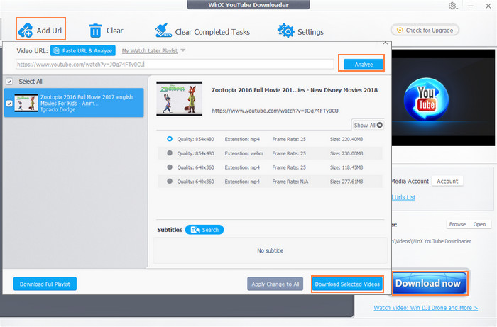 Download YouTube videos to MP4